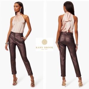 NWT - Ramy Brook Glitter Kody Pants (0)